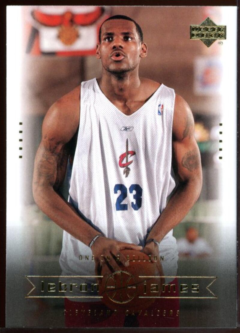 2003 Upper Deck #10 One in a Billion Lebron James Cavaliers NBA Rookie Card Image 1