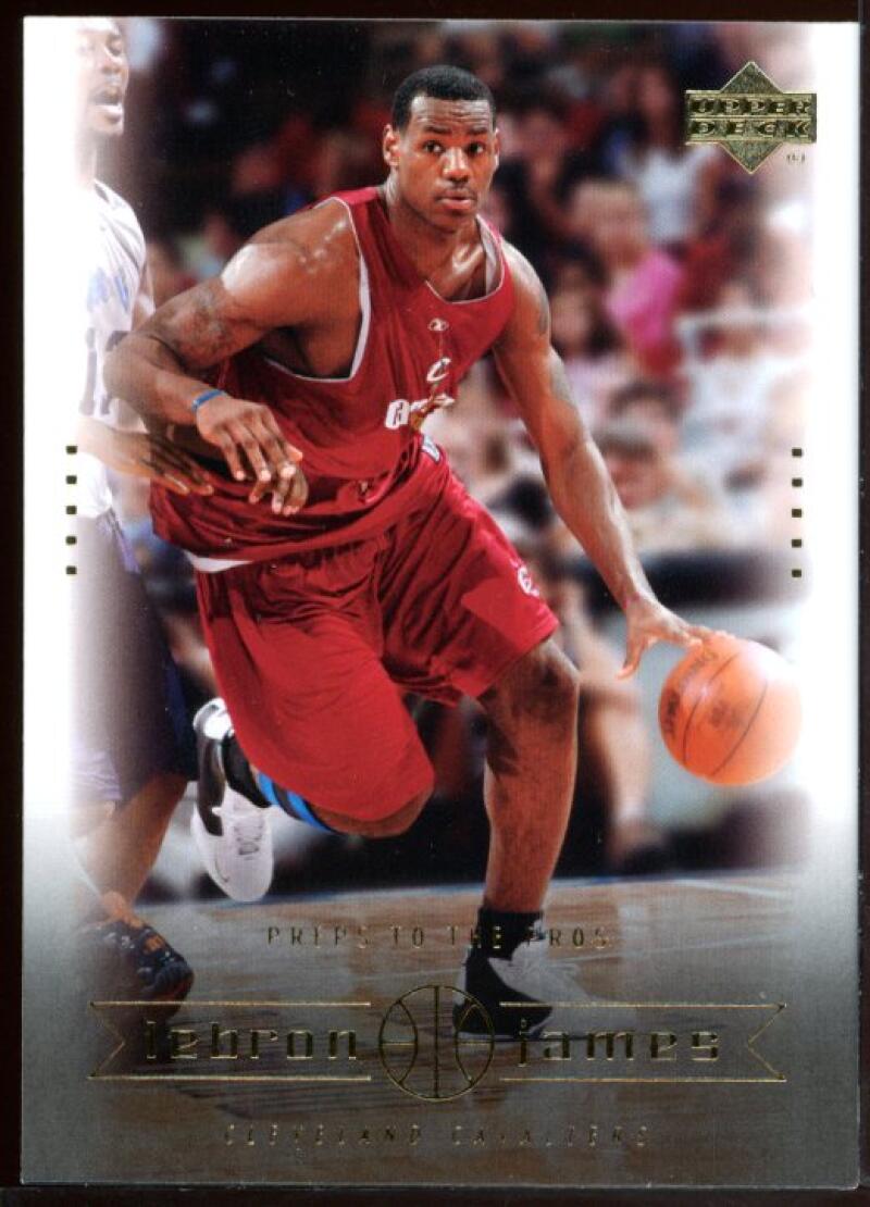 2003 Upper Deck #11 Preps to the Pros Lebron James Rookie Card Image 1