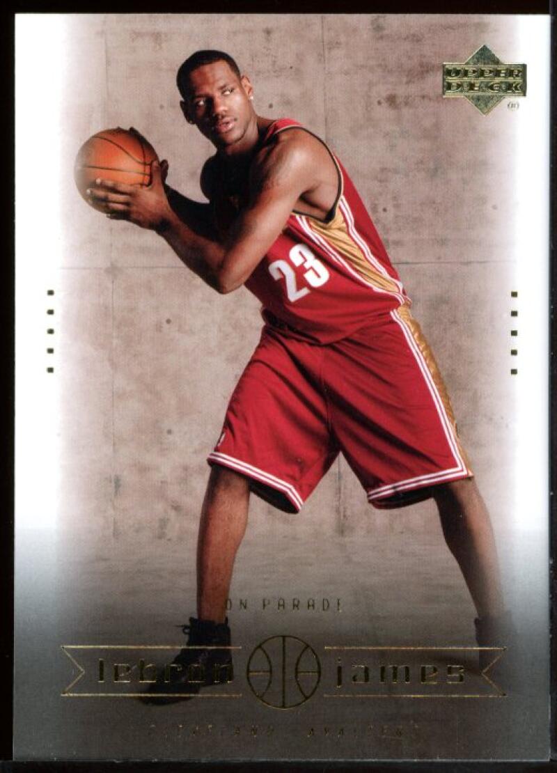 2003 Upper Deck #14 On Parade Lebron James Cavaliers NBA Rookie Card Image 1