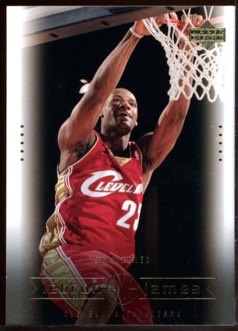 2003 Upper Deck #15 Stay Tuned Lebron James Cavaliers NBA Rookie Card Image 1