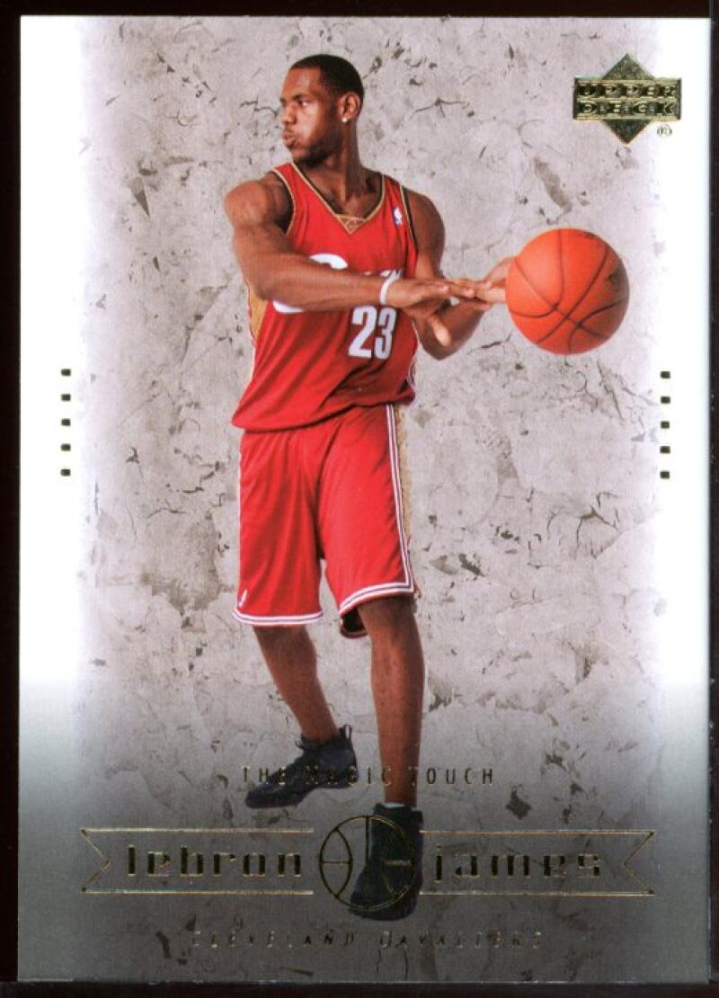 2003 Upper Deck #16 The Magic Touch Lebron James Cavaliers NBA Rookie Card Image 1