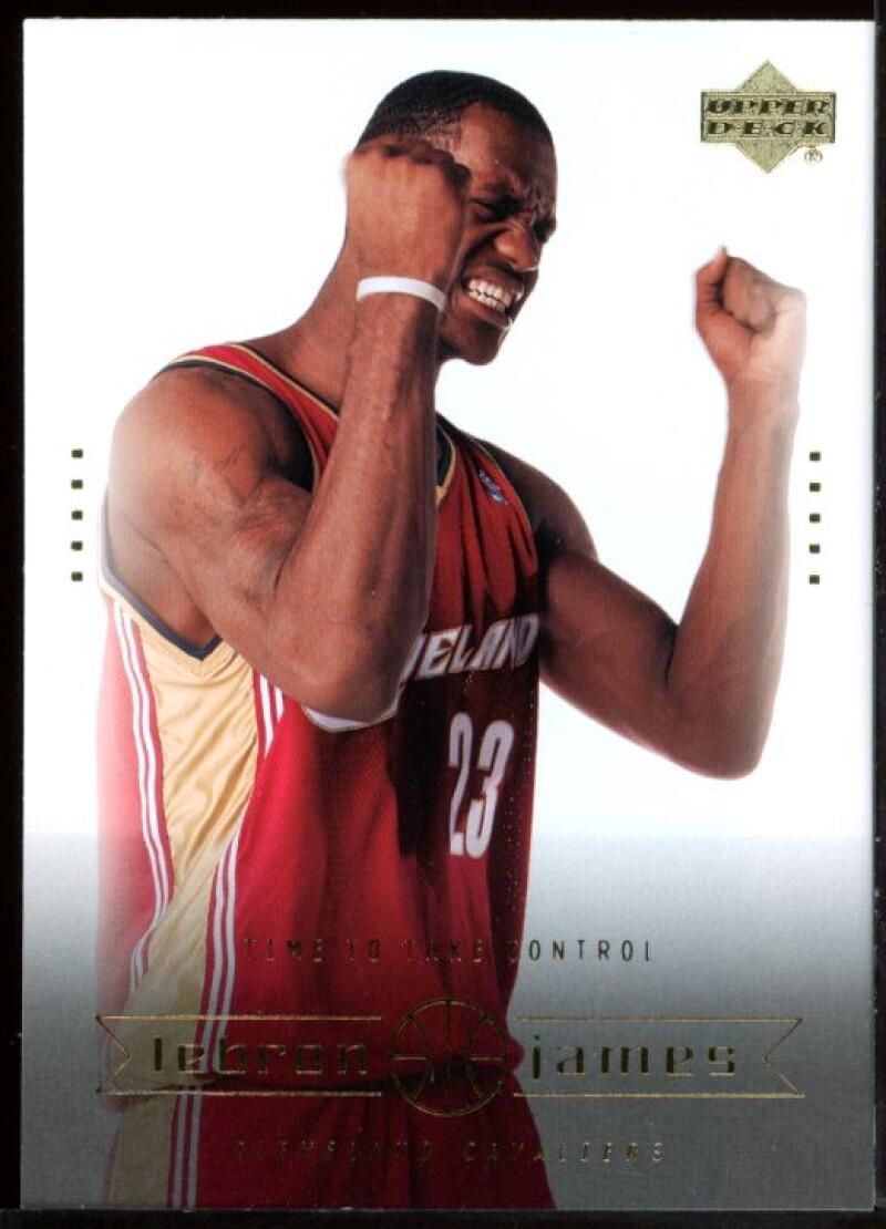 2003 Upper Deck #19 Time to Take Control Lebron James Cavaliers Rookie Card Image 1