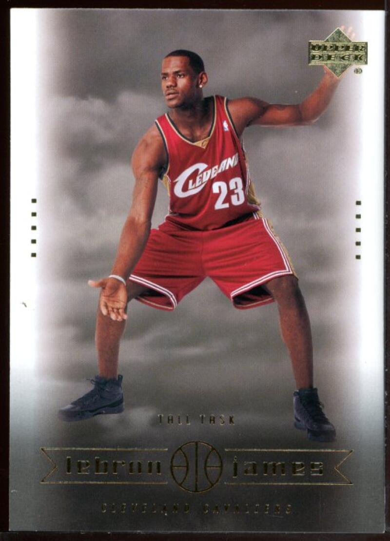 2003 Upper Deck #27 Tall Task Lebron James Cavaliers NBA Rookie Card Image 1