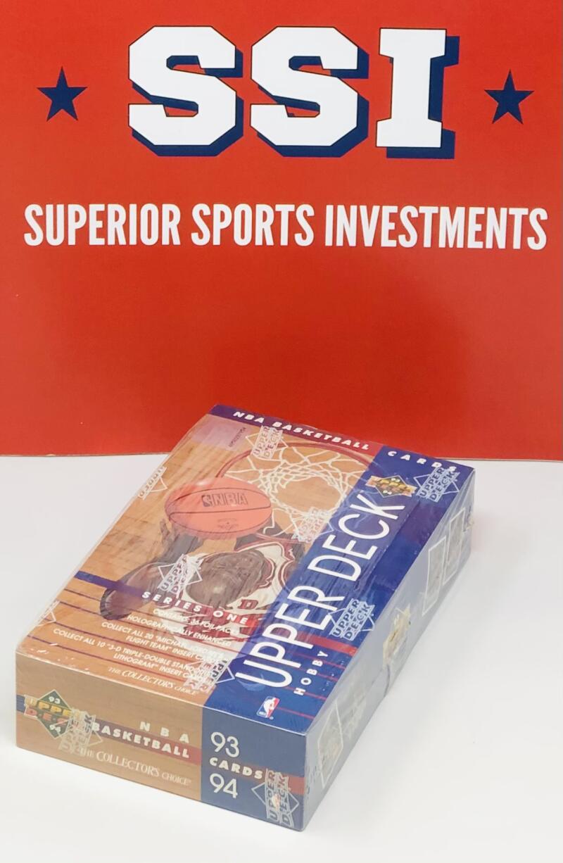 1993-94 Upper Deck Series 1 Hobby Basketball Box Image 1