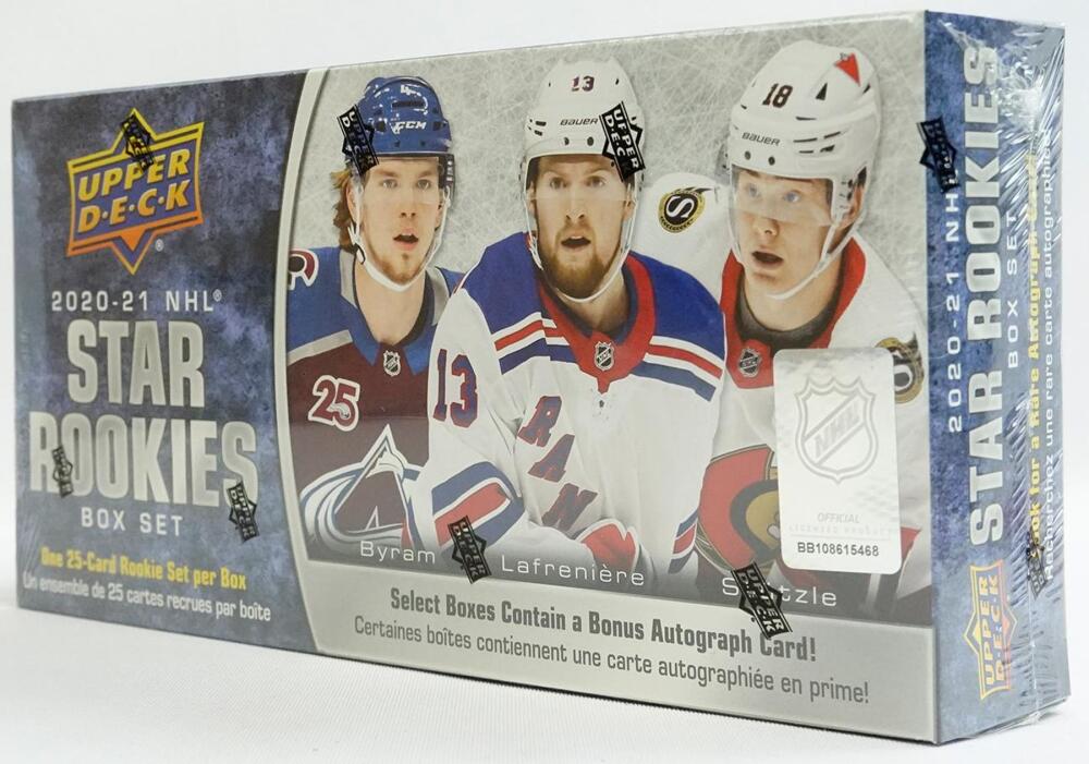 2020-21 Upper Deck NHL Rookie Box Set Hockey Hobby Box Image 2