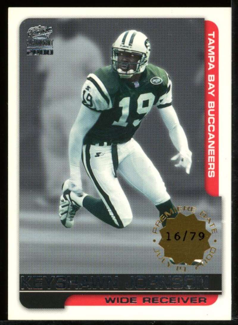 Keyshawn Johnson Card 2000 Paramount Premiere Date #230 Image 1