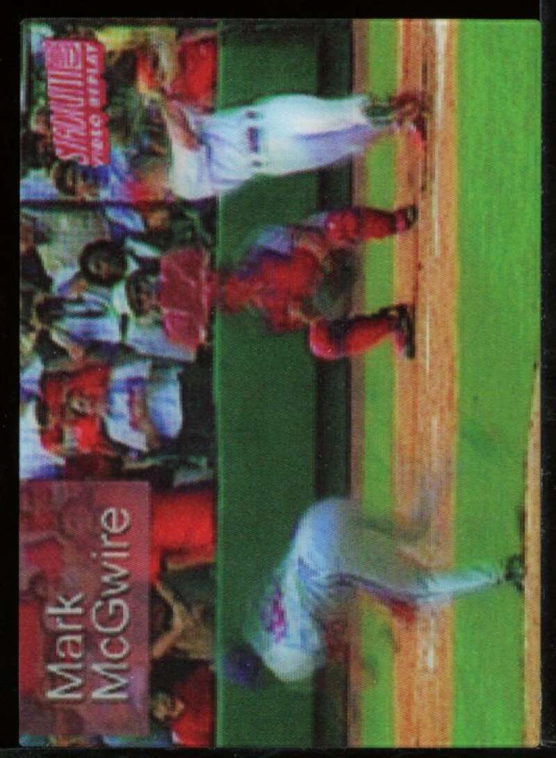 Mark McGwire Card 1999 Stadium Club Video Replay #VR1 Image 1