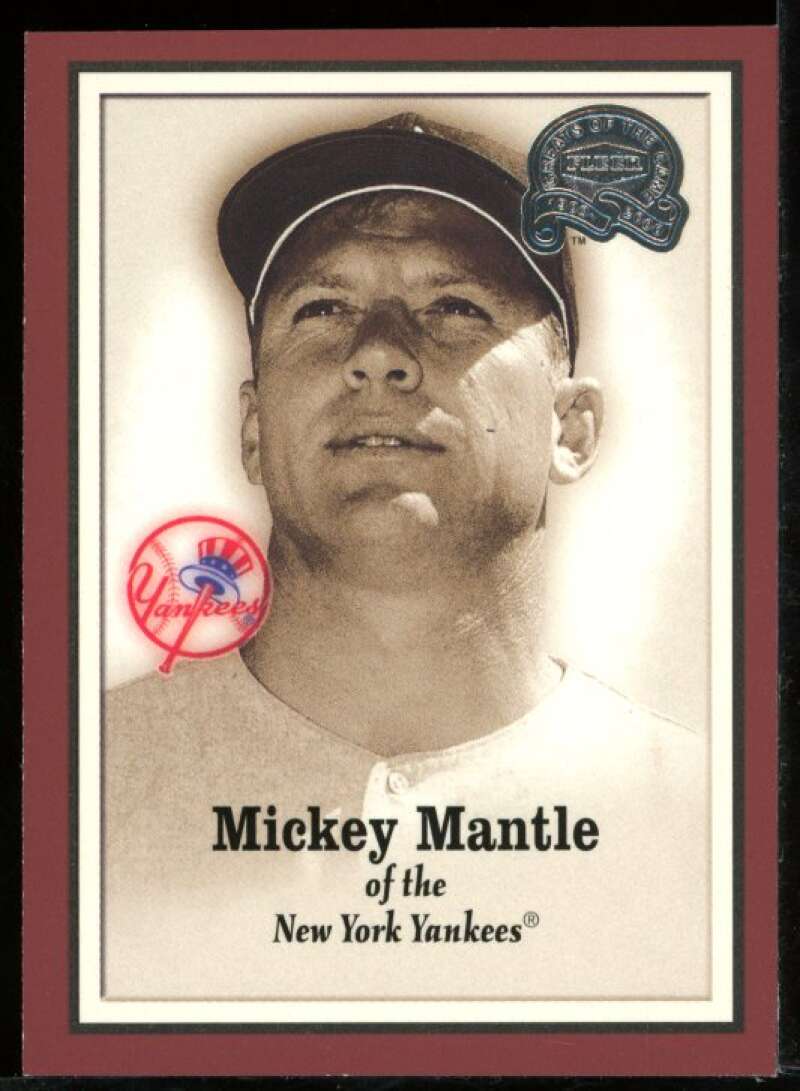 Mickey Mantle Card 2000 Greats of the Game #1 Image 1