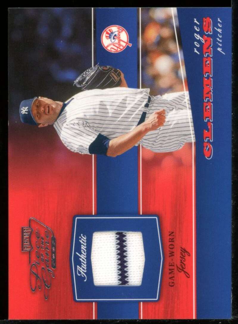 Roger Clemens Jsy Card 2002 Playoff Piece of the Game Materials #75A Image 1