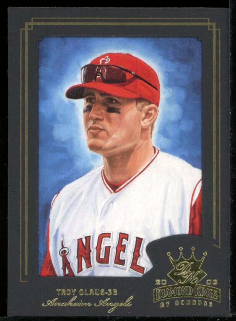 Troy Glaus Card 2003 Diamond Kings Gold Foil #3 Image 1