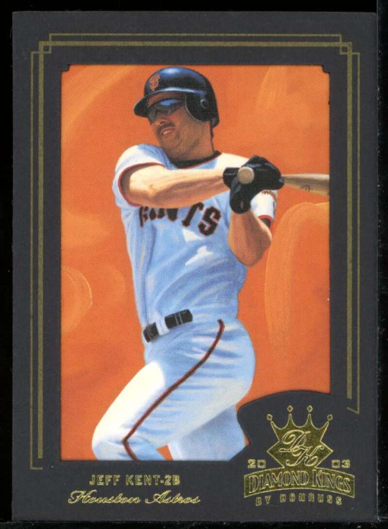 Jeff Kent Card 2003 Diamond Kings Gold Foil #141 Image 1