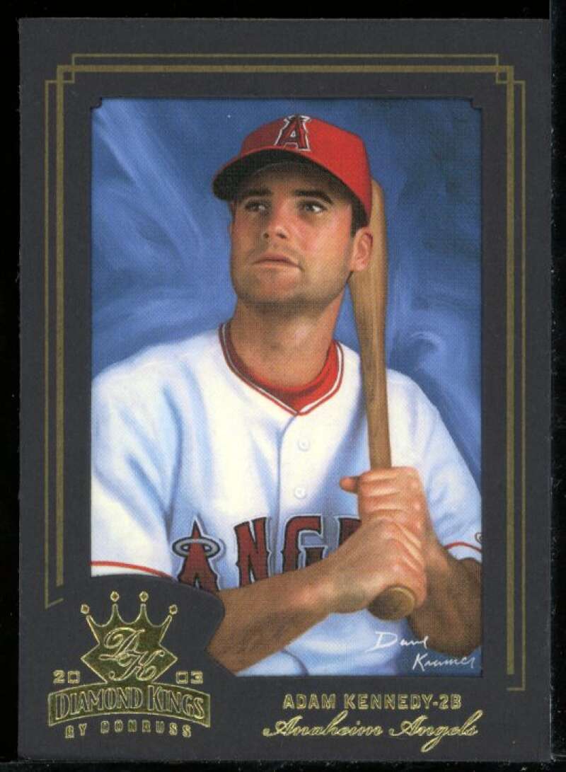 Adam Kennedy Card 2003 Diamond Kings Gold Foil #6 Image 1