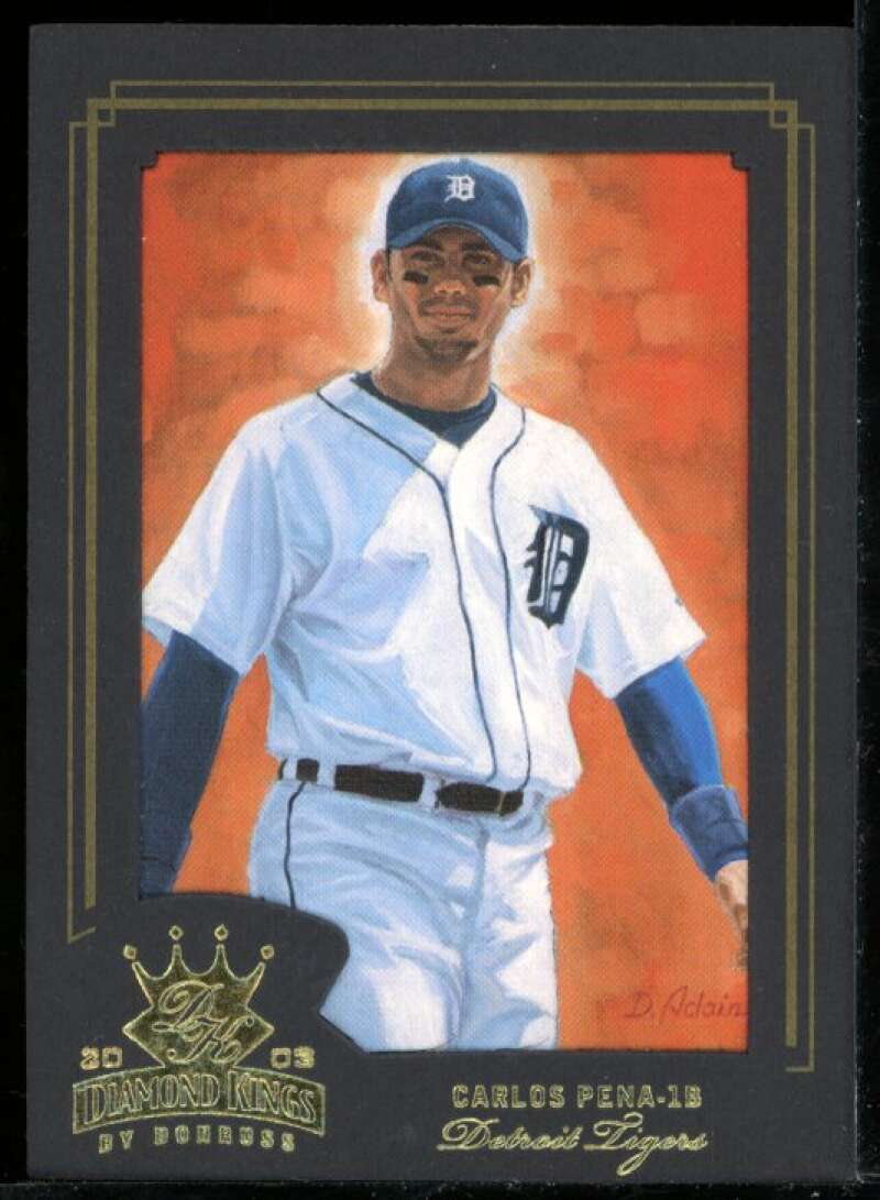 Carlos Pena Card 2003 Diamond Kings Gold Foil #29 Image 1