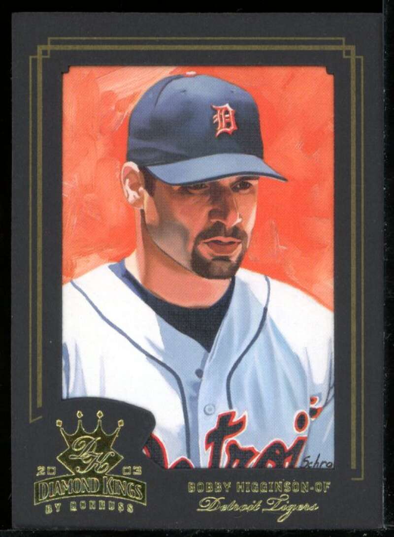 Bobby Higginson Card 2003 Diamond Kings Gold Foil #27 Image 1