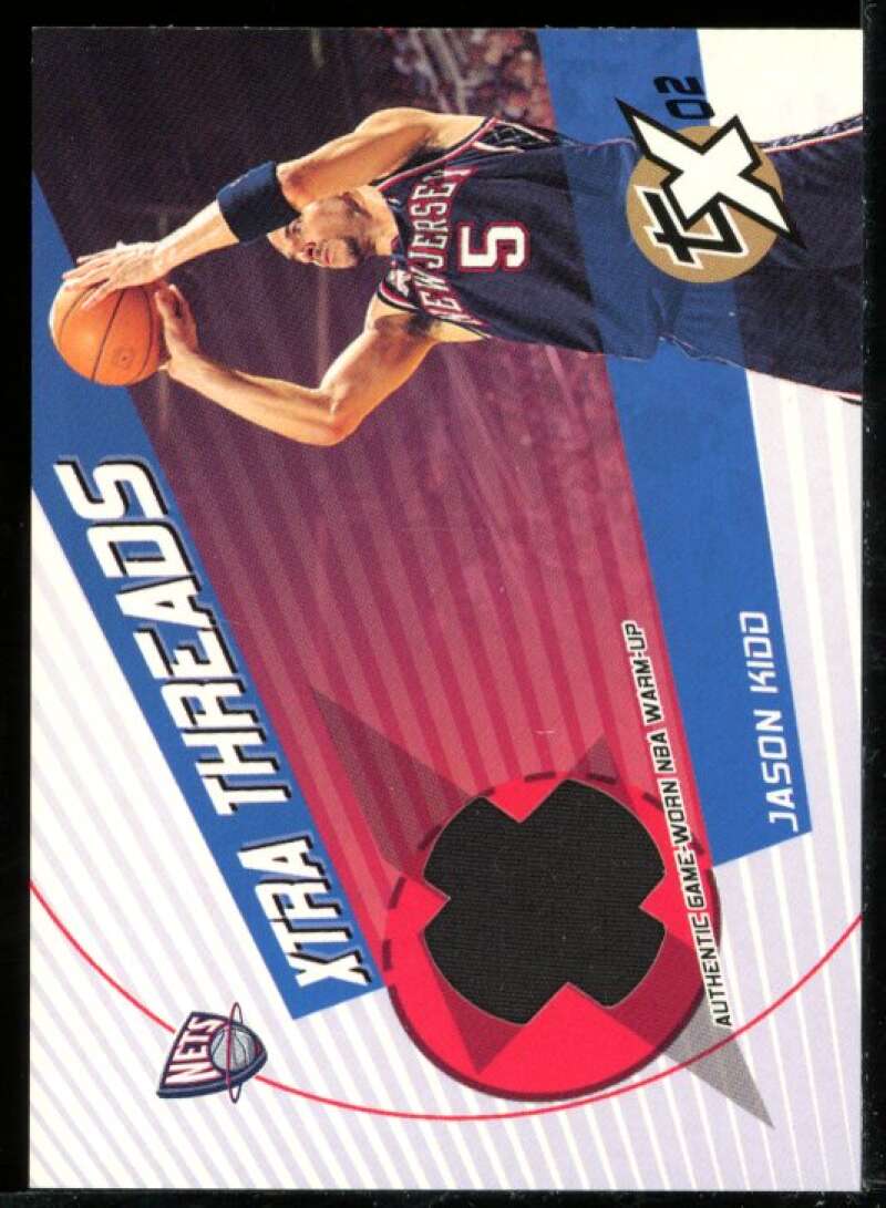 Jason Kidd C Card 2002-03 Topps Xpectations Xtra Threads Relics #XTJK Image 1