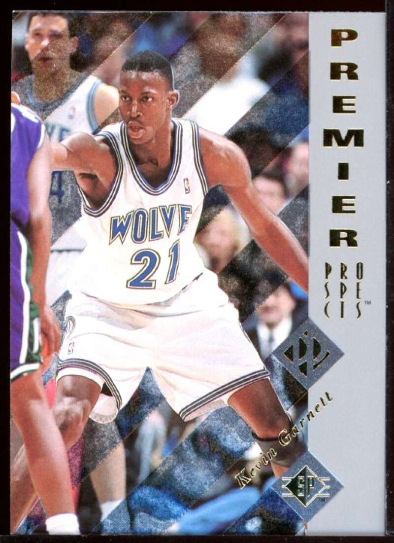 Kevin Garnett Rookie Card 1995-96 SP #159 Image 1