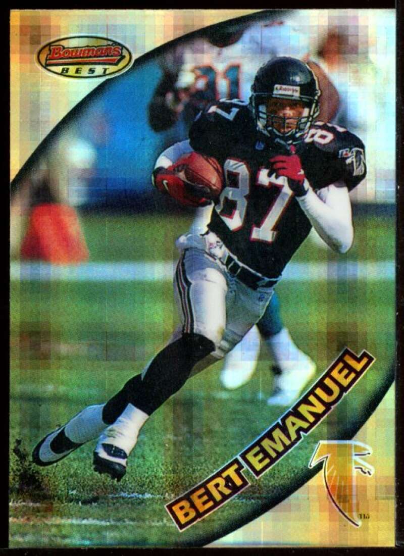 Bert Emanuel Card 1997 Bowman's Best Atomic Refractors #56 Image 1