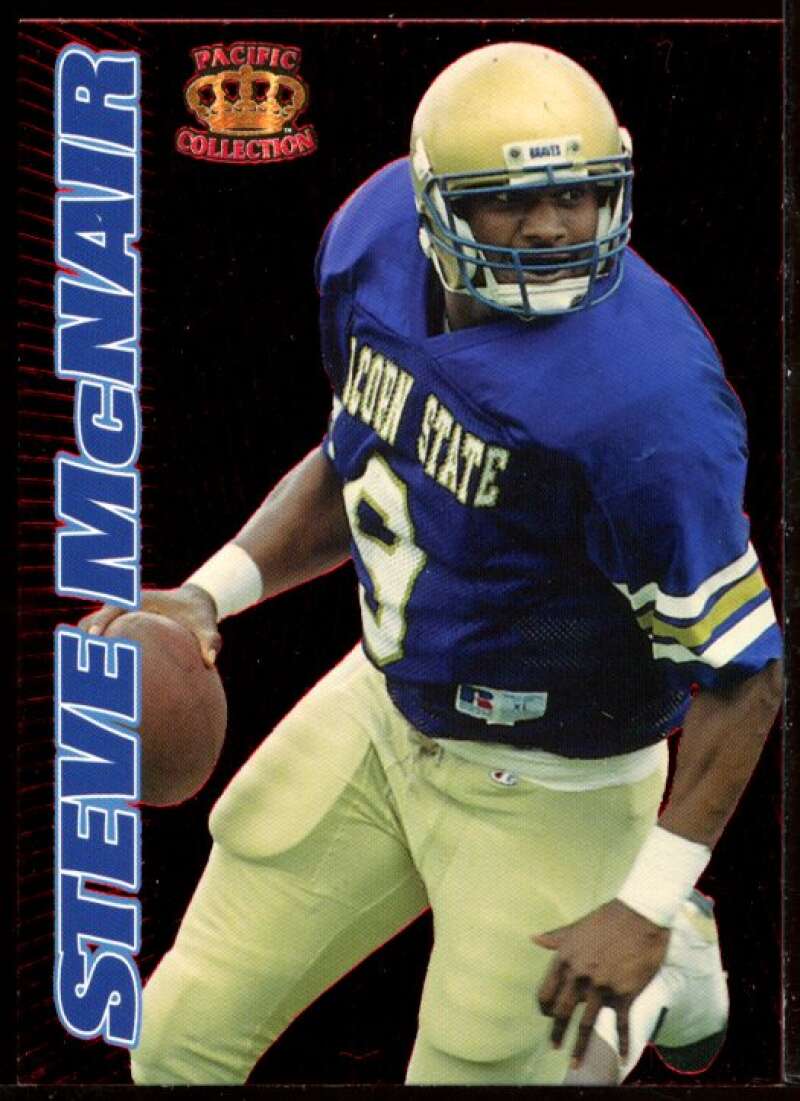 Steve McNair Rookie Card 1995 Pacific Prisms Red Hot Rookies #3 Image 1