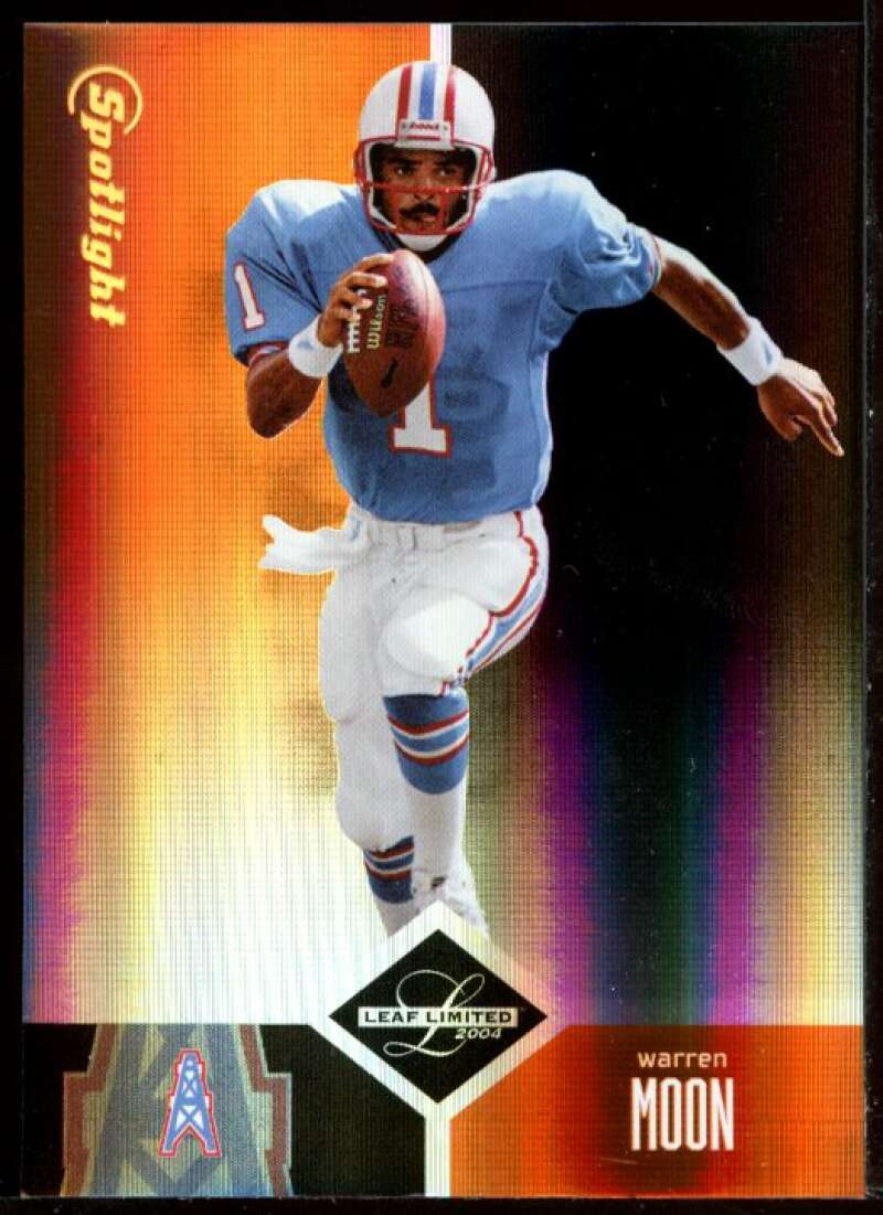 Warren Moon Card 2004 Leaf Limited Bronze Spotlight #150 Image 1