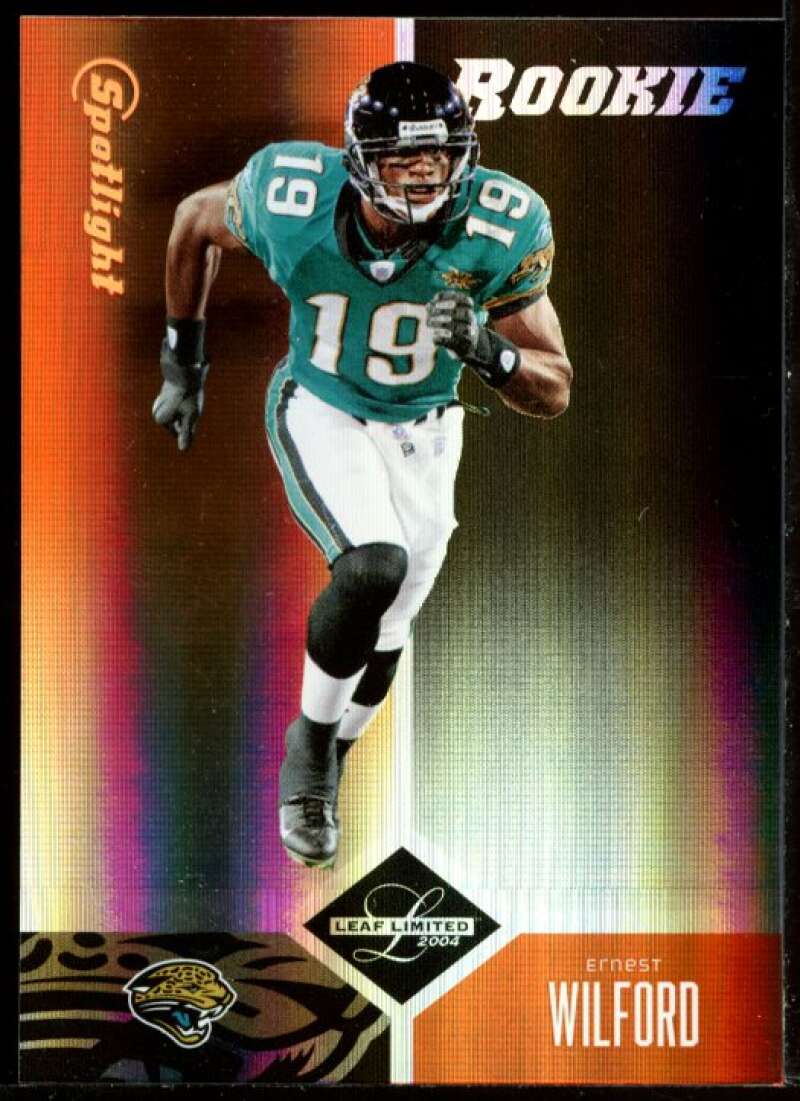 Ernest Wilford Card 2004 Leaf Limited Bronze Spotlight #168 Image 1