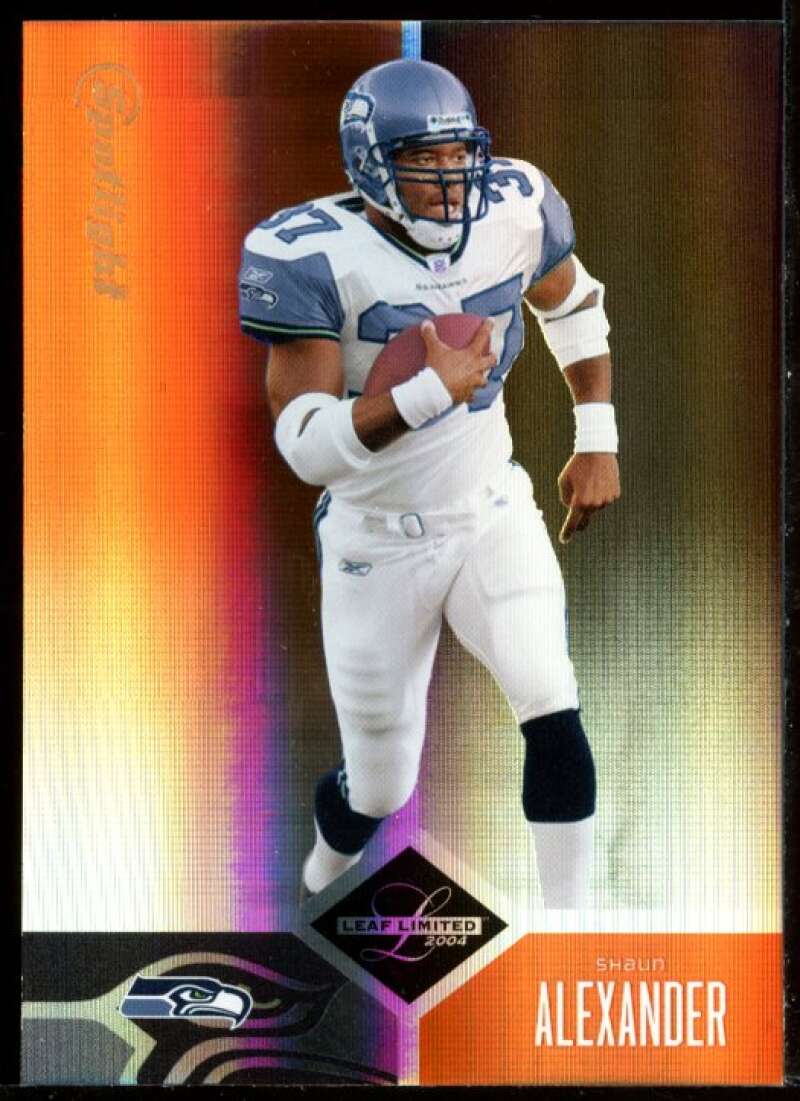 Shaun Alexander Card 2004 Leaf Limited Bronze Spotlight #84 Image 1