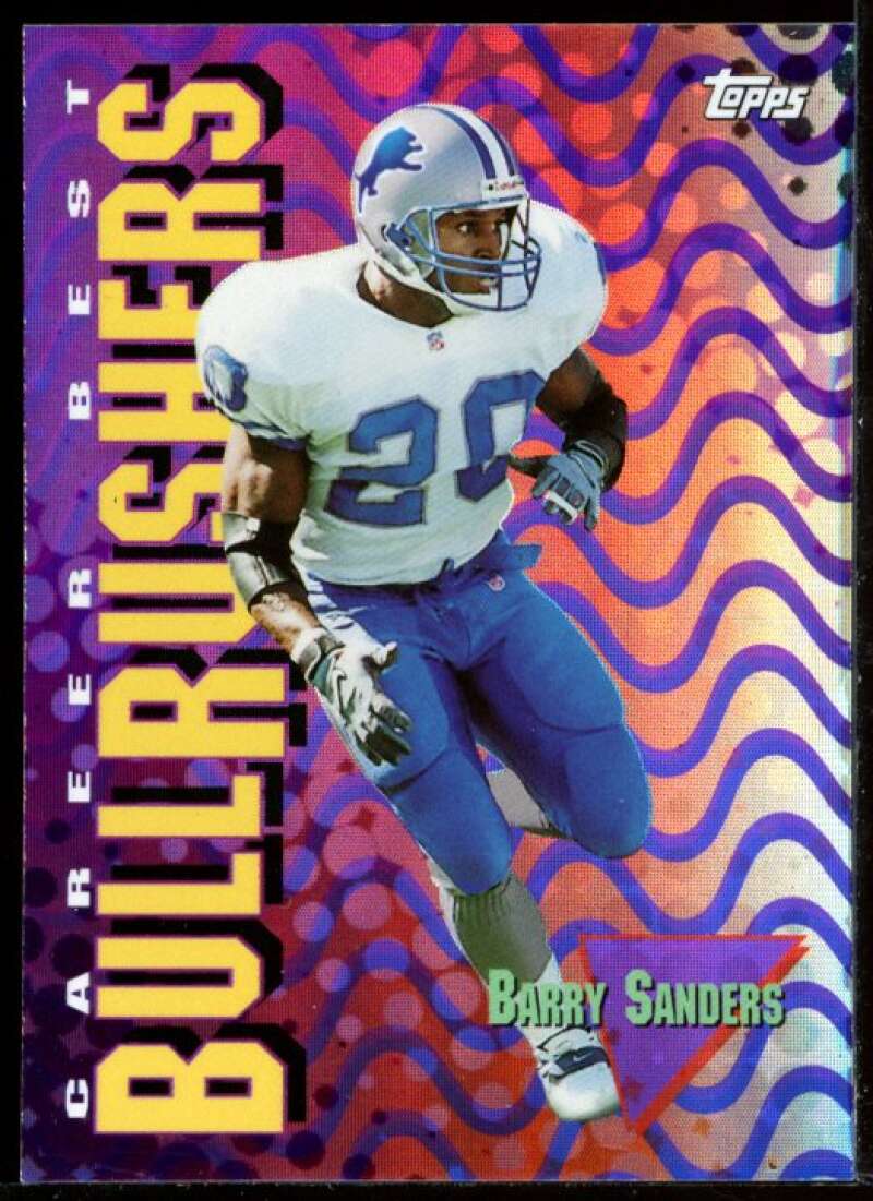 Barry Sanders Card 1999 Topps Season's Best #SB27 Image 1