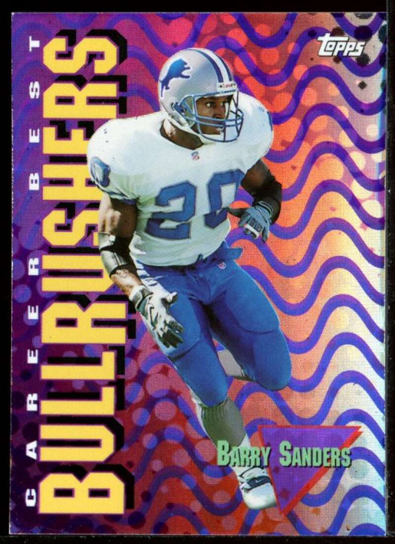 Barry Sanders Card 1999 Topps Season's Best #SB27 Image 1