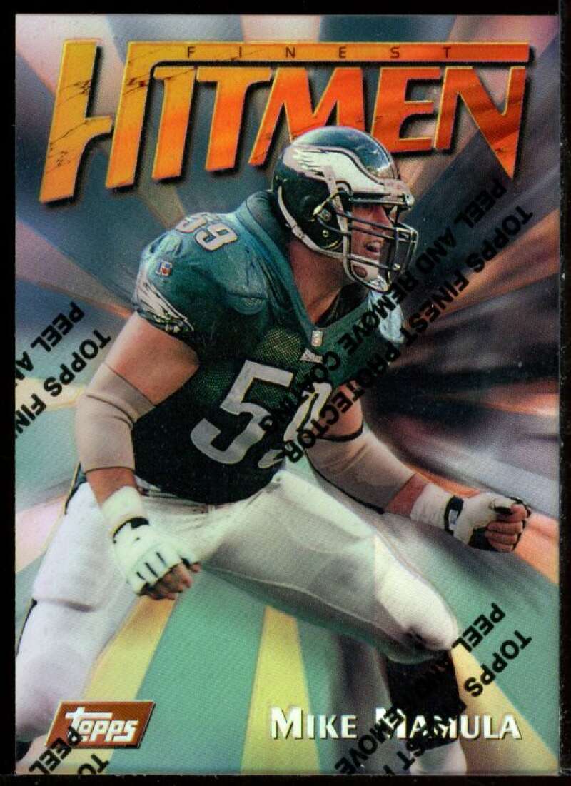 Mike Mamula B Card 1997 Finest Refractors #98 Image 1