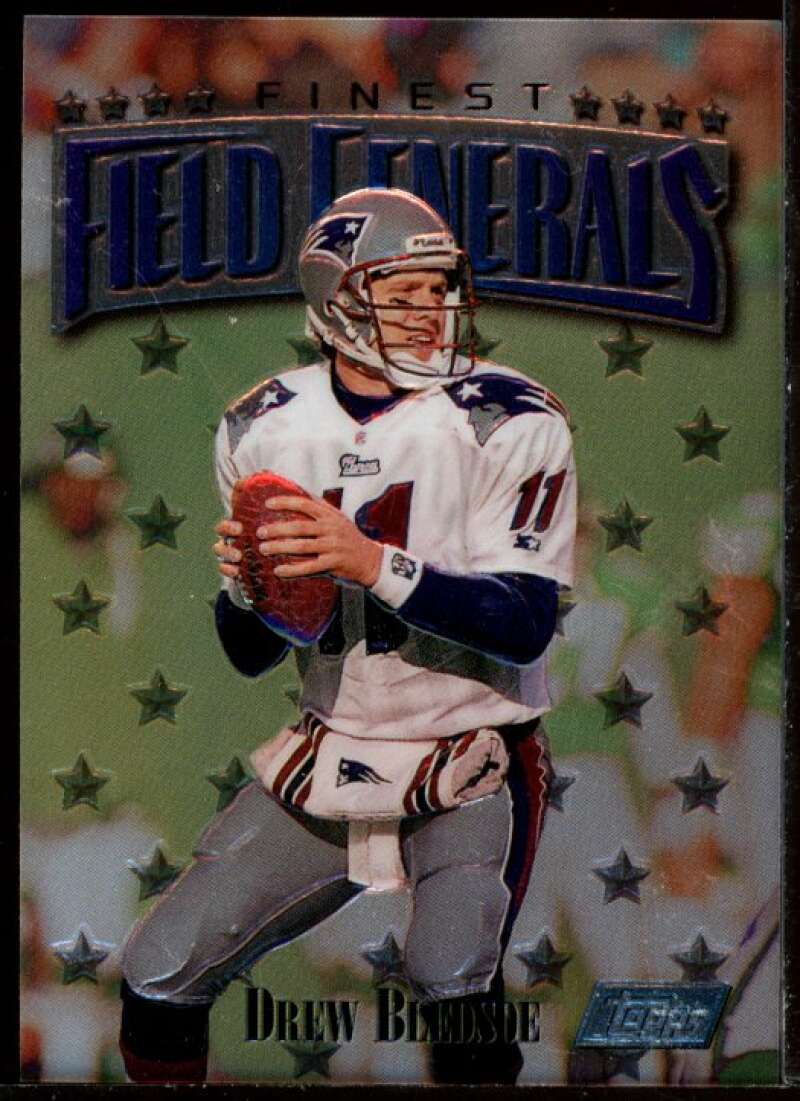 Drew Bledsoe S Card 1997 Finest Embossed #101 Image 1