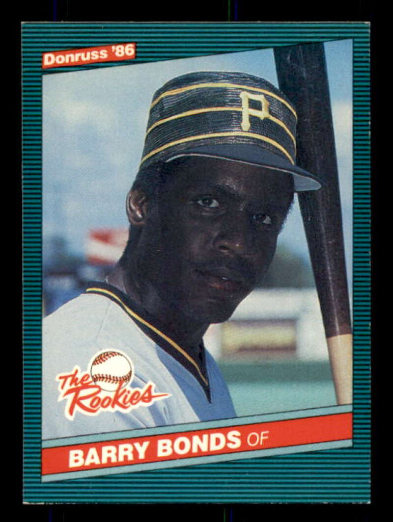 Barry Bonds Rookie Card 1986 Donruss Rookies #11 Image 1