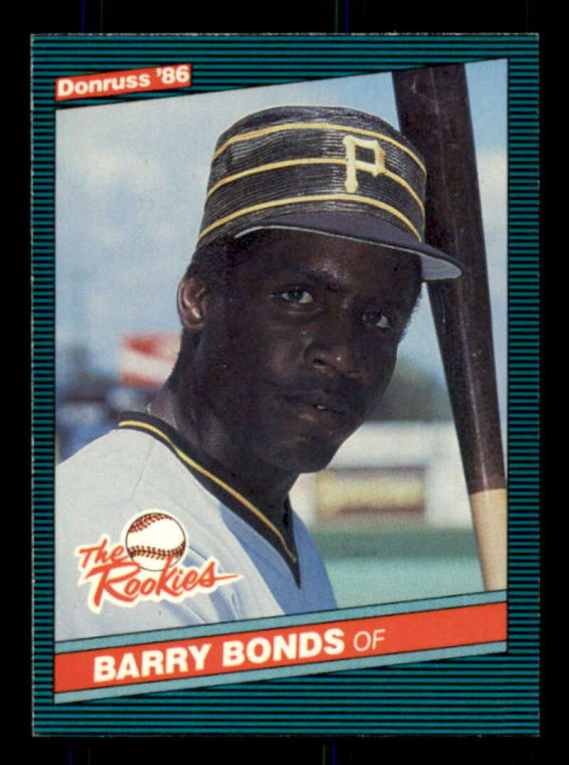 Barry Bonds Rookie Card 1986 Donruss Rookies #11 Image 1