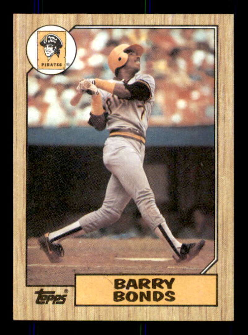 Barry Bonds Rookie Card 1987 Topps #320 Image 1