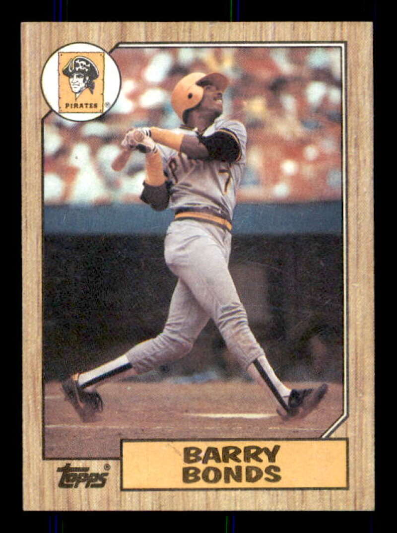 Barry Bonds Rookie Card 1987 Topps #320 Image 1