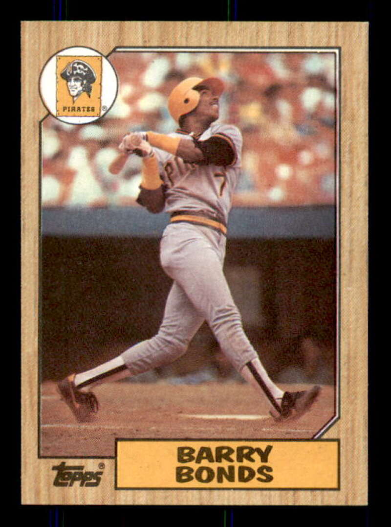 Barry Bonds Rookie Card 1987 Topps #320 Image 1