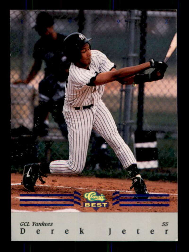 Derek Jeter Rookie Card 1992 Classic/Best Blue Bonus #BC22 Image 1