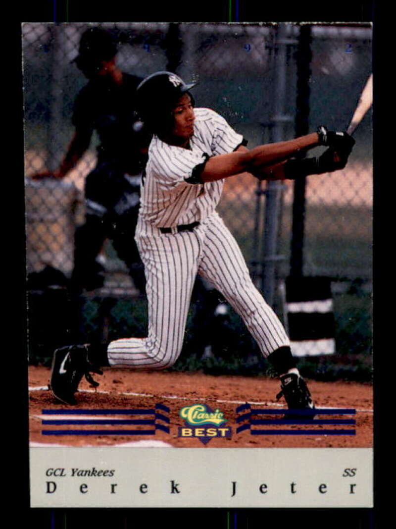 Derek Jeter Rookie Card 1992 Classic/Best Blue Bonus #BC22 Image 1
