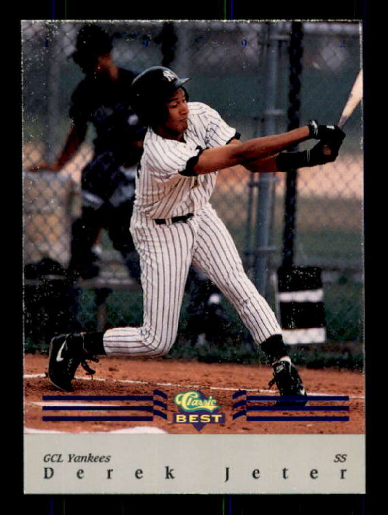 Derek Jeter Rookie Card 1992 Classic/Best Blue Bonus #BC22 Image 1