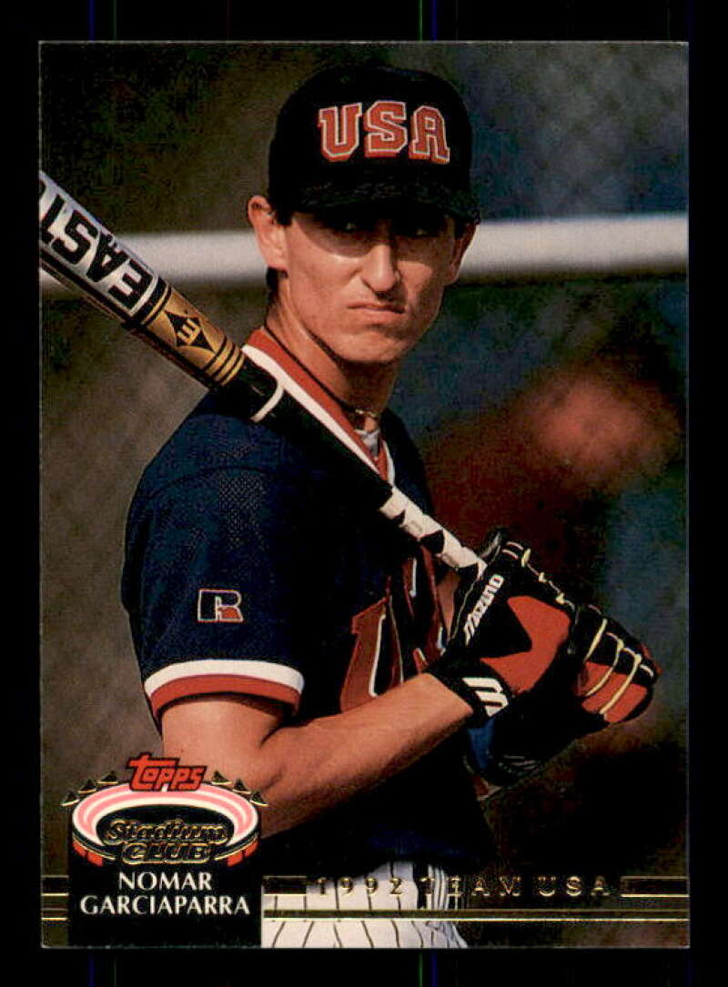 Nomar Garciaparra Rookie USA Card 1993 Stadium Club Murphy #93 Image 1