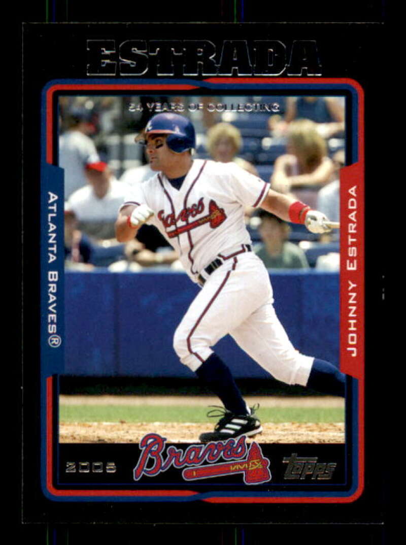 Johnny Estrada Card 2005 Topps Black #6 Image 1