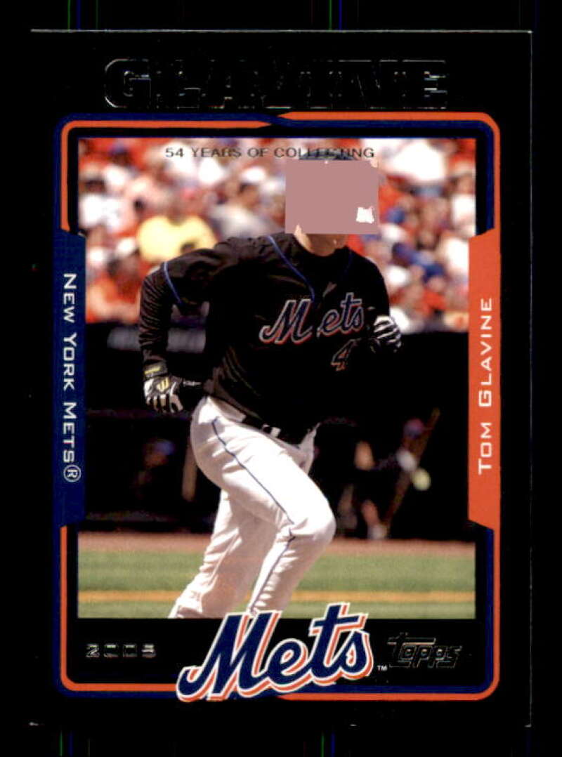 Tom Glavine Card 2005 Topps Black #13 Image 1