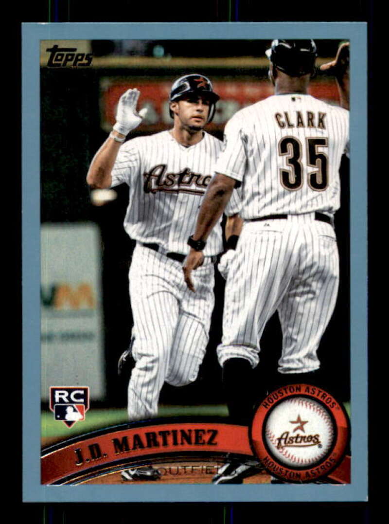 J.D. Martinez Rookie Card 2011 Topps Update Wal-Mart Blue Border #US186 Image 1