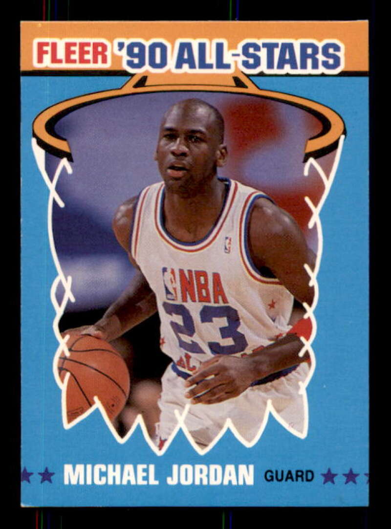 Michael Jordan Card 1990-91 Fleer All-Stars #5 Image 1