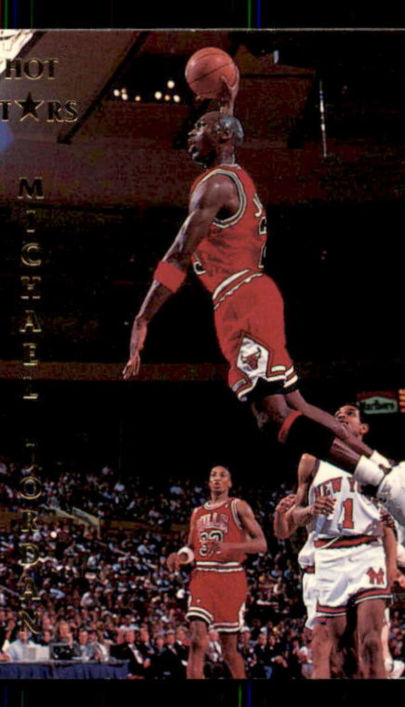 Michael Jordan Card 1993 Hot Stars Promotional Sample August-September #4 Image 1