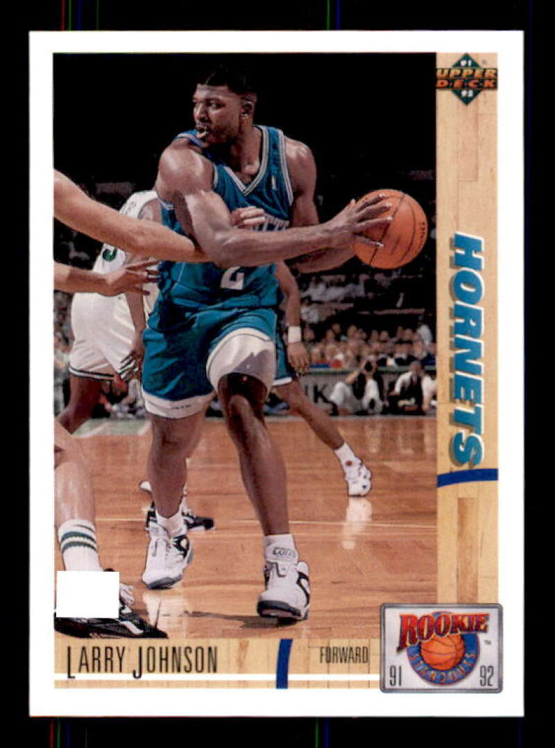 Larry Johnson Card 1991-92 Upper Deck Rookie Standouts #R26 Image 1