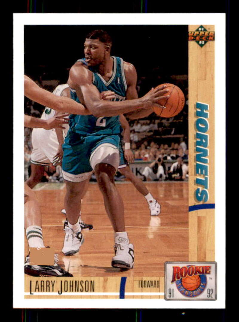 Larry Johnson Card 1991-92 Upper Deck Rookie Standouts #R26 Image 1