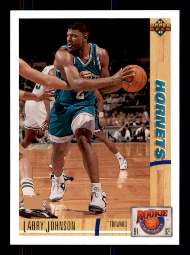 Larry Johnson Card 1991-92 Upper Deck Rookie Standouts #R26 Image 1