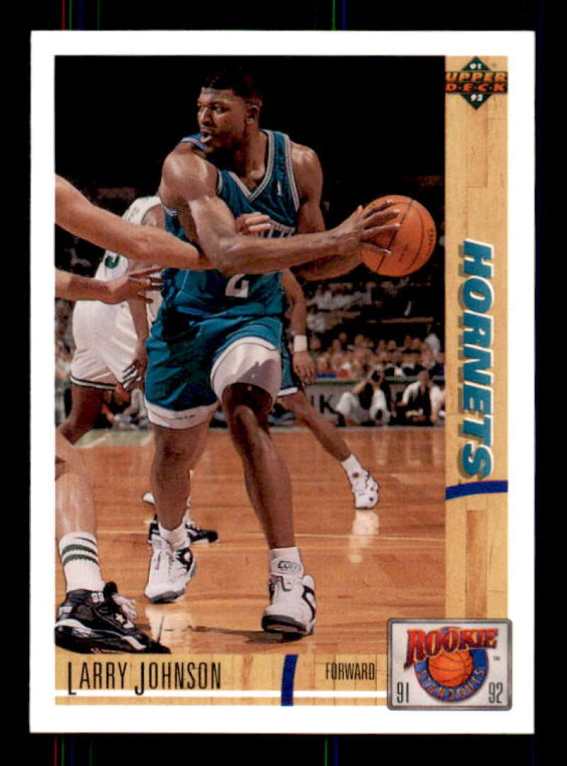 Larry Johnson Card 1991-92 Upper Deck Rookie Standouts #R26 Image 1