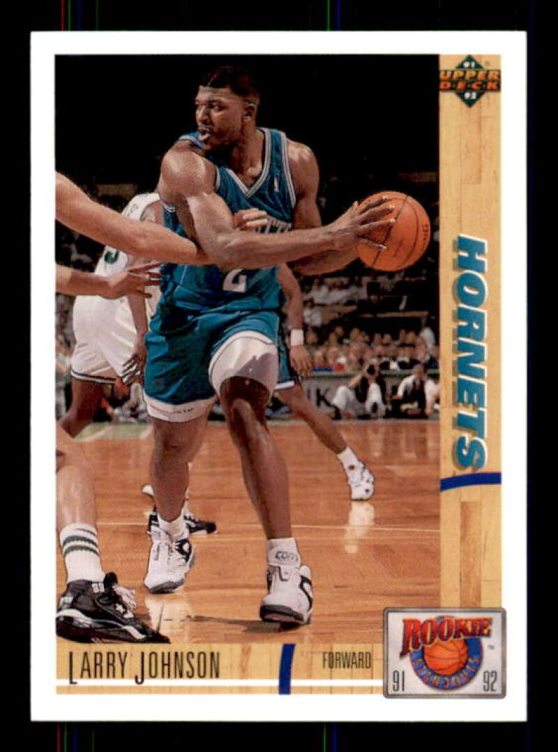 Larry Johnson Card 1991-92 Upper Deck Rookie Standouts #R26 Image 1