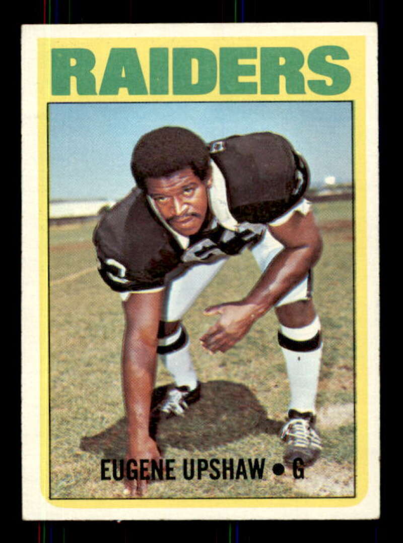 Gene Upshaw Rookie Card 1972 Topps #186 Image 1