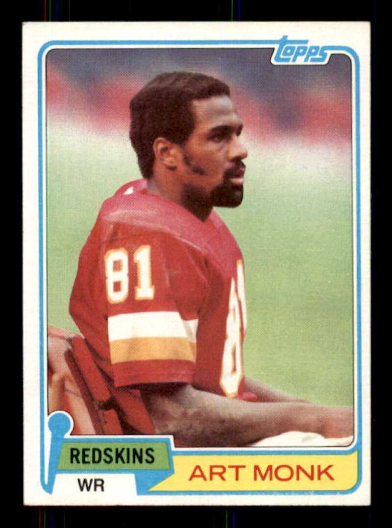 Art Monk Rookie Card 1981 Topps #194 Image 1